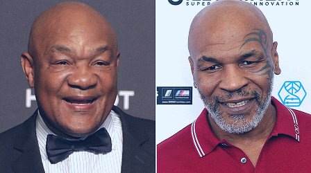 George Foreman believes Mike Tyson could contend for title: 'He can beat  some of these guys' | Fox News